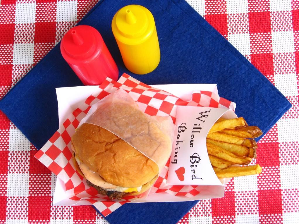 OldFashioned Burger Stand Burgers & Easy French Fries Willow Bird Baking